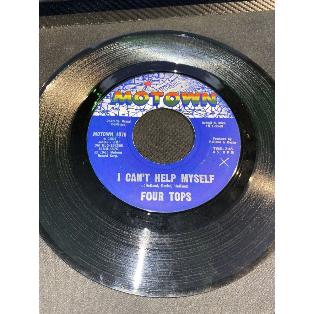 FOUR TOPS  I Can't Help Myself  45 RPM  MOTOWN 1076 - No Sleeve  - Vintage 1965
